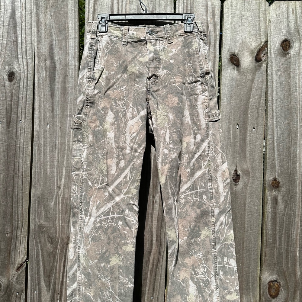 Abercrombie & Fitch Baggy Woodland Camo Cargo Pants